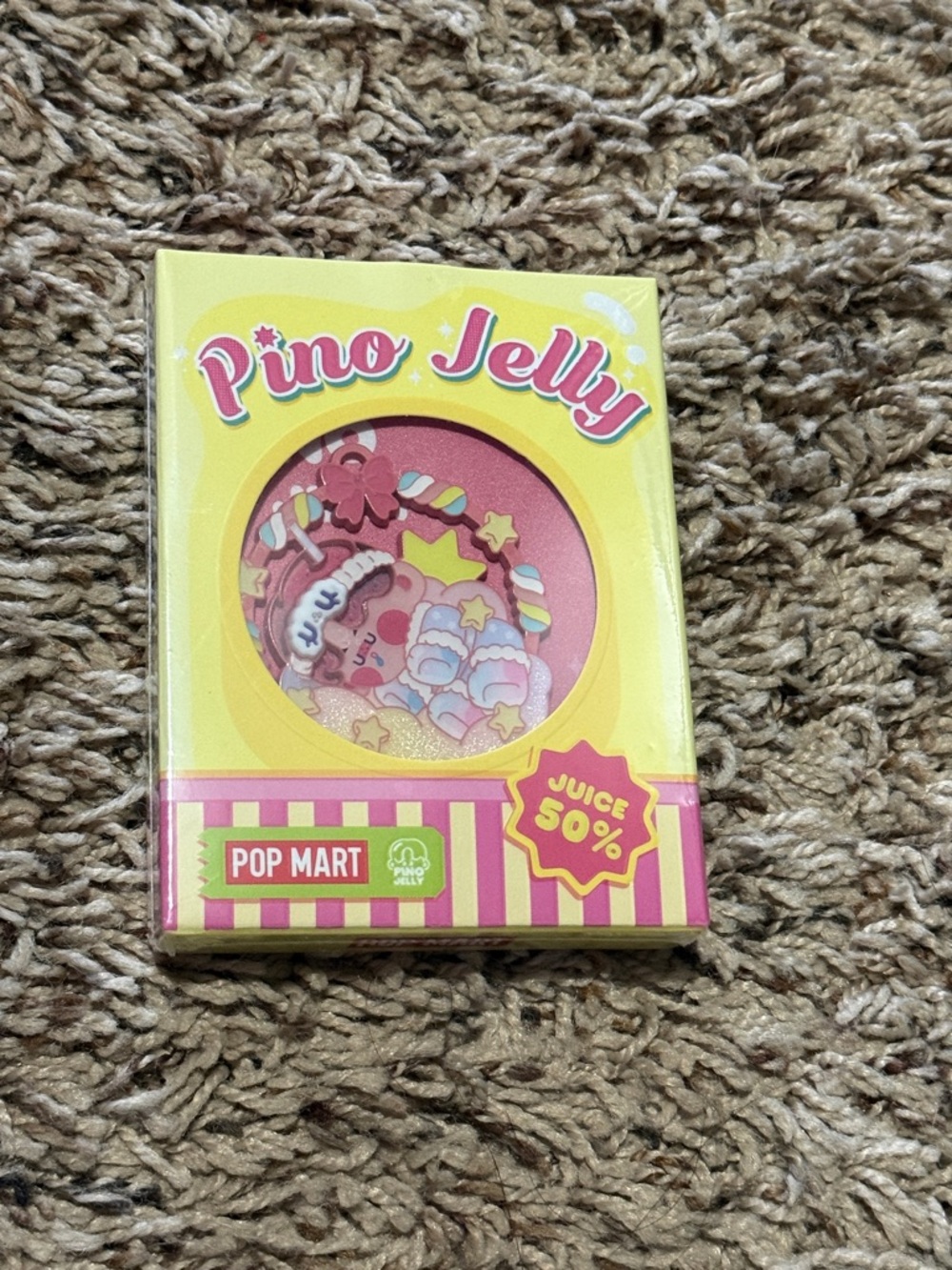 Pino Jelly Pop Mart Trinket birthday month November limited badge international